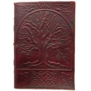 Tree of Life Leather Journal Embossed 7x10