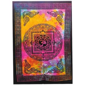 OM Chakra Altar Cloth Multicolour 30" x 45"