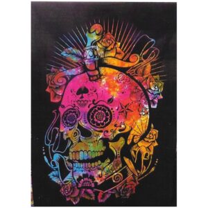 Sugar Skull Altar Cloth Multicolour 30" x 45"