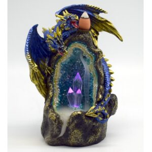 Dragon Blue LED Cave Backflow Incense Burner