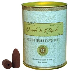 Frank & Myrhh Backflow Incense Cones