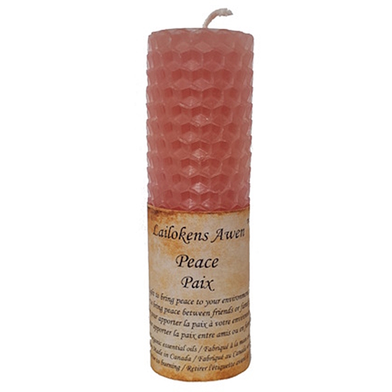 Peace Beeswax Spell Candle