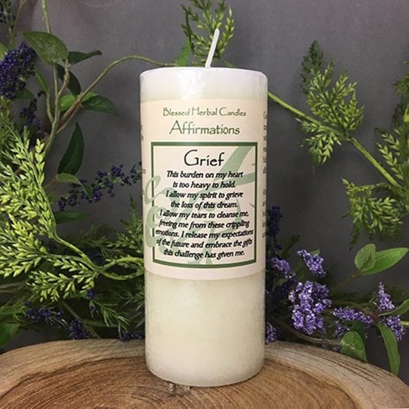 Grief Affirmation Candle
