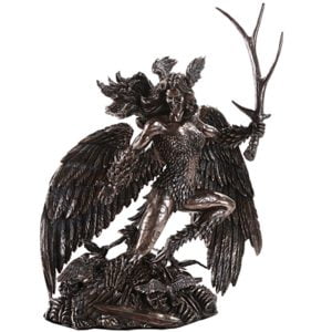 Morrigan Celtic War Goddess Bronze Finish