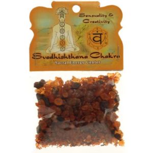 Chakra Resin Incense: 2nd Sacral / Svadhishthana