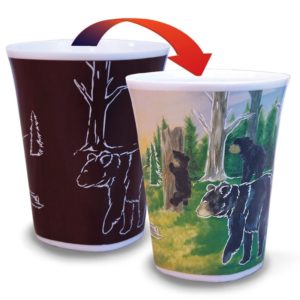 Black Bear Colour Changing Mug