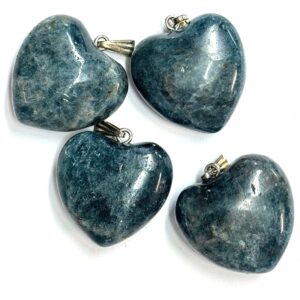 Pile of Apatite Heart Pendants