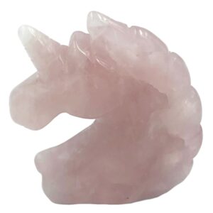 Unicorn Head Rose Quartz