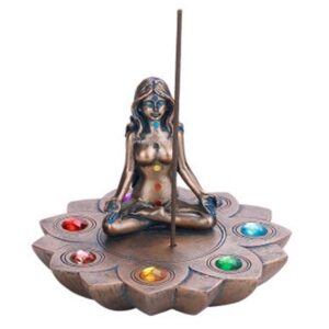 Bronze 7 Chakra Incense Burner Image