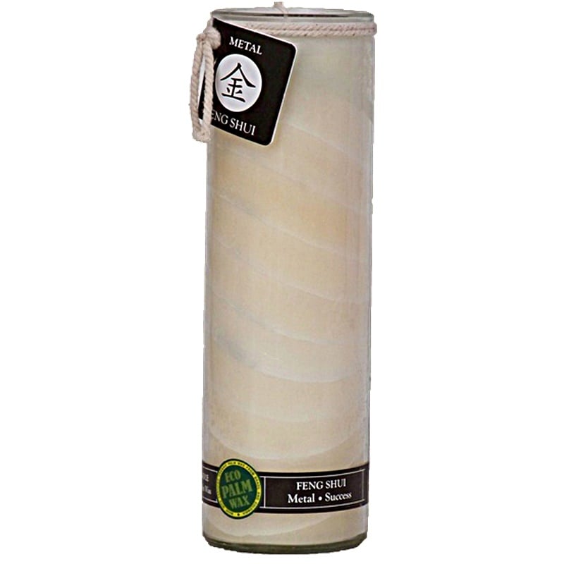 Feng Shui 16oz Jar Candle: Metal/Success