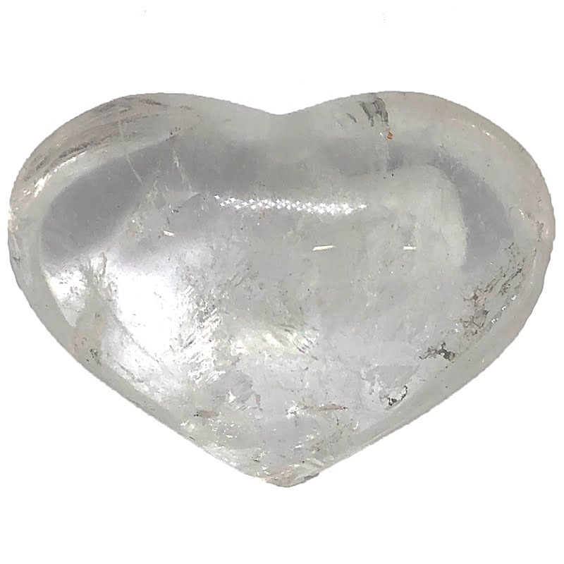 Lemurian Quartz Puffed Heart Large stone