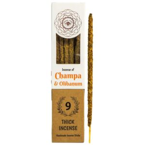 Champa and olibanum thick incense sticks floral botanical incense long burning with jasmine aroma The Zen Shop Oshawa
