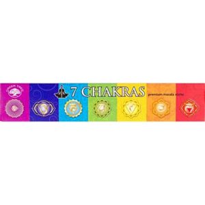 Green Tree Incense Sticks: 7 Chakras
