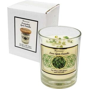 Emerald Love Gemstone Candle 9oz