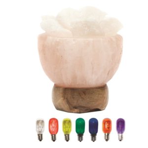 Himalayan Salt White Mood Lamp Fire Bowl