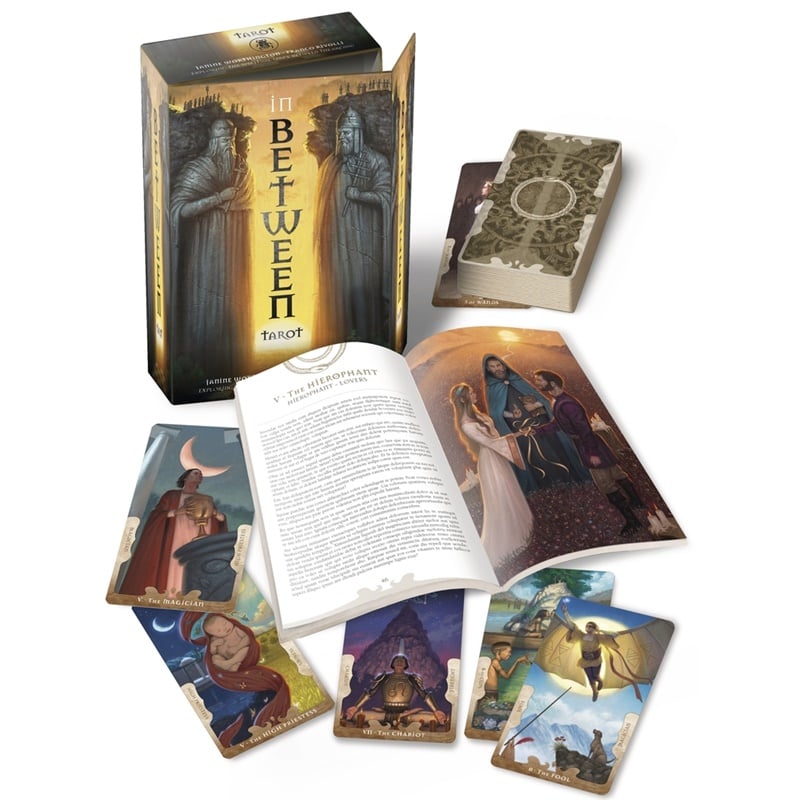 In Between Tarot Kit Cards, Box, and Book