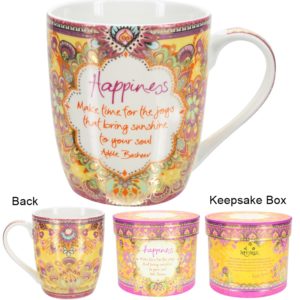 Happiness 12oz Cup with Gift Box