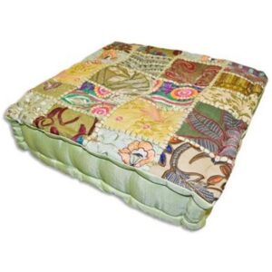 Meditation Cushion Khambadia Square Green