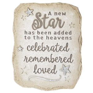 Star Added to the Heavens Memorial Garden Plaque