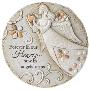 In Angels Arms Round Stepping Stone