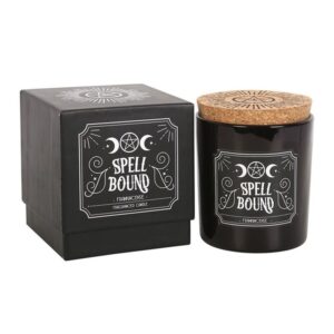 Spell Bound Frankincense ritual candle in black jar from the Midnight Ritual Candles collection at The Zen Shop Oshawa.