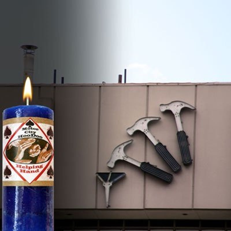 Motor City Hoo Doo Candle: Helping Hand