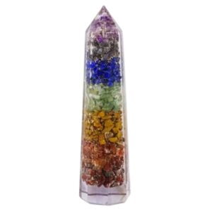 Orgone 7 Chakra Point Generator Tower