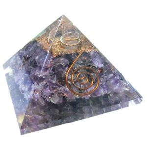 Orgone Pyramid Amethyst Spiral