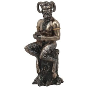 Pan Bronze Statue