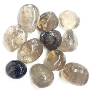 Pile of Smoky Quartz pebbled sized crystals