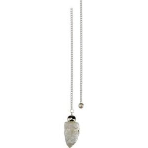 Rough Clear Quartz Pendulum