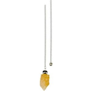 Rough Yellow Aventurine Pendulum