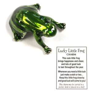 Lucky Little Frog Pocket Charm