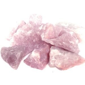 Pile of Rough Kunzite stones