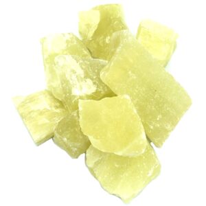 Pile of Rough Lemon Calcite stones
