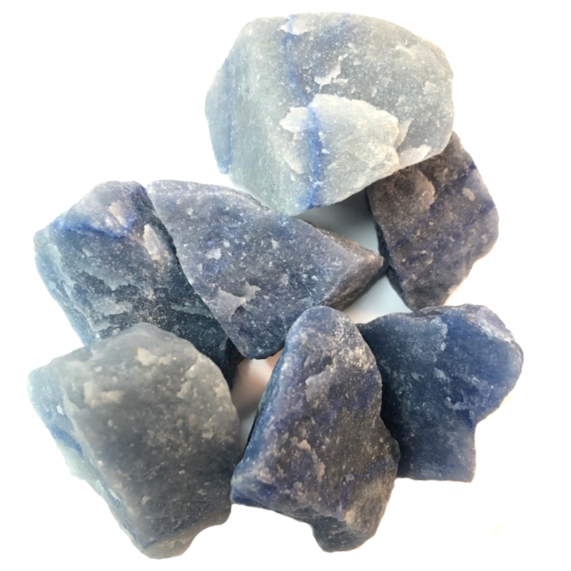 Pile of Rough Blue Aventurine stones