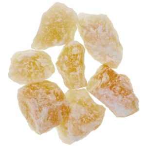 Pile of Rough Orange Calcite stones