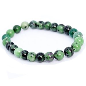 Ruby Zoisite 8mm Stretch Bracelet