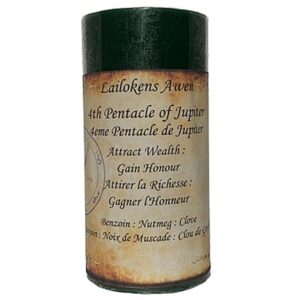 4th Pentacle of Jupiter Wealth & Honour Scented Spell Candle