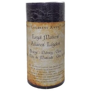 Legal Matters Scented Spell Candle
