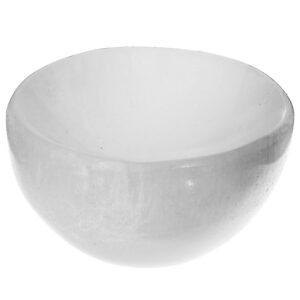 Selenite Bowl Round 4 Inch x 2.5 Inch