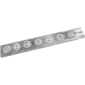 Selenite Incense Stick Holder 7 Chakras