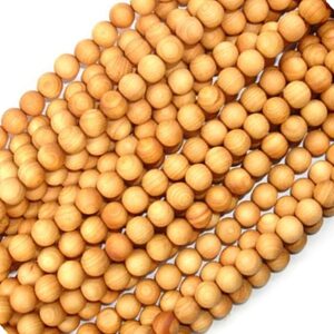 Cedarwood 8mm Round Beads image