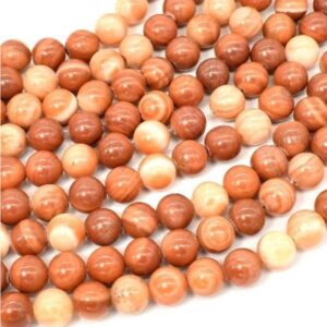 Malachite Red 8mm Round Beads image