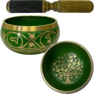 Singing Bowl with Tree of Life Design
