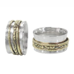 Sterling Silver Meditation Ring ZSMN90892