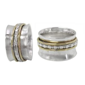 Sterling Silver Meditation Ring ZSMN90923