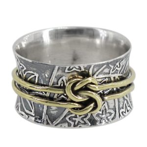 Sterling Silver Meditation Ring ZSMN90946