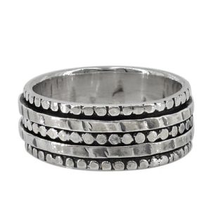 Sterling Silver Meditation Ring ZSMN90951