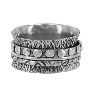 Sterling Silver Meditation Ring ZSMN91085